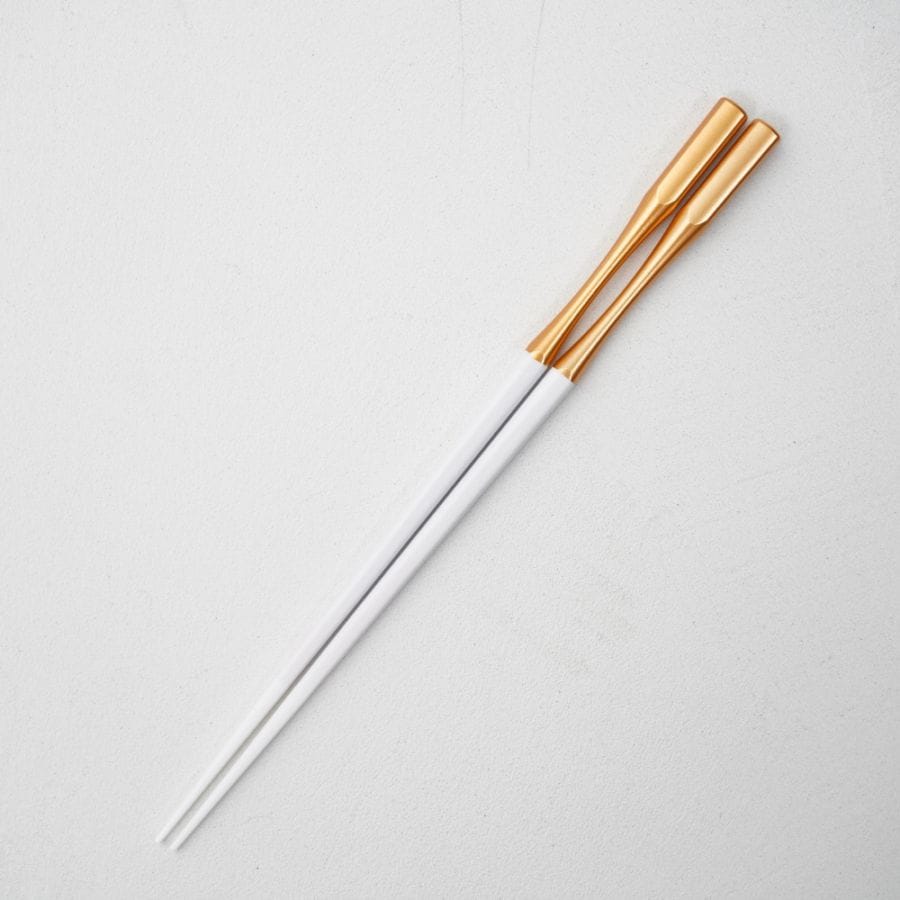 ホワイトゴールド 越前塗箸 22.5cm  FOURGRACEオリジナル
