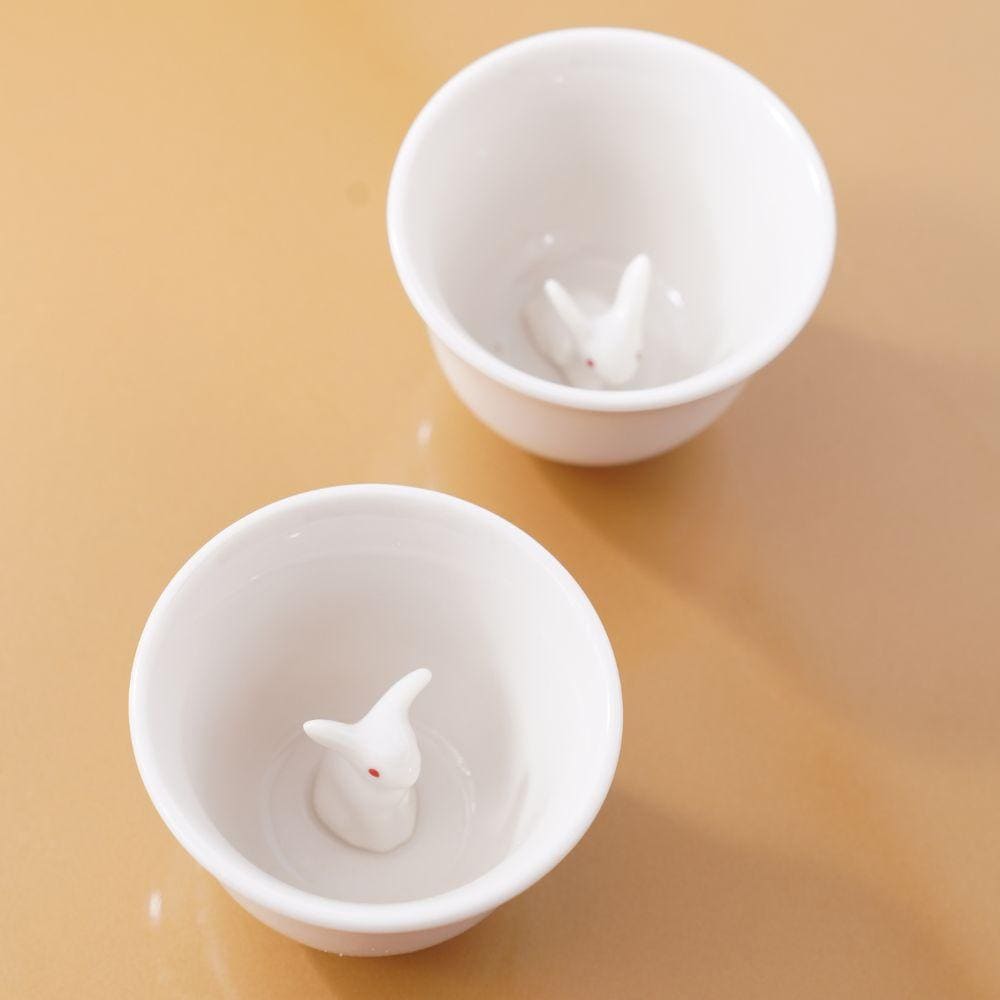 ミニうさぎ ペアおちょこセット