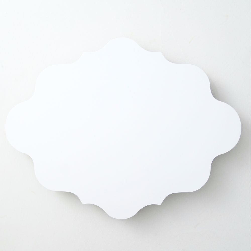 【早割･11月下旬～発送】越前漆器 花菱折敷 白 FOURGRACEオリジナル