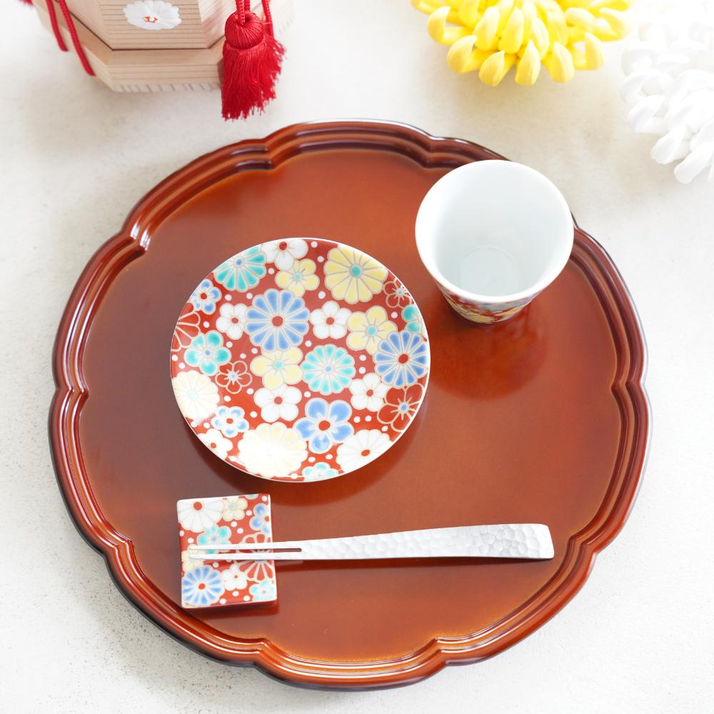 縁起ちょこ 梅菊模様｜ 四季折々のおしゃれな和食器通販サイト