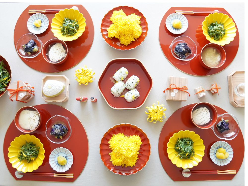 6.5寸高台菊丸皿 FOURGRACEオリジナル｜ 四季折々のおしゃれな和食器