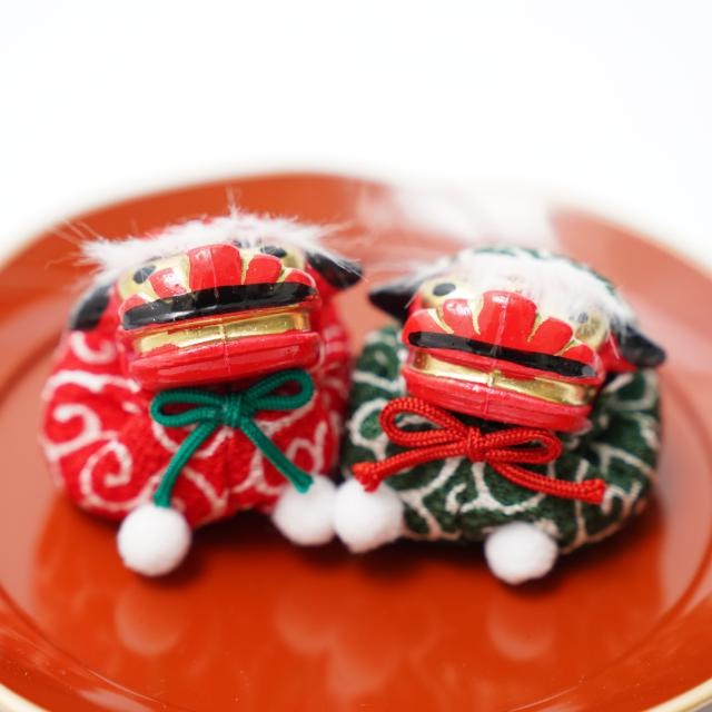 京おじゃみ 獅子舞2点セット ｜ 四季折々のおしゃれな和食器通販サイト