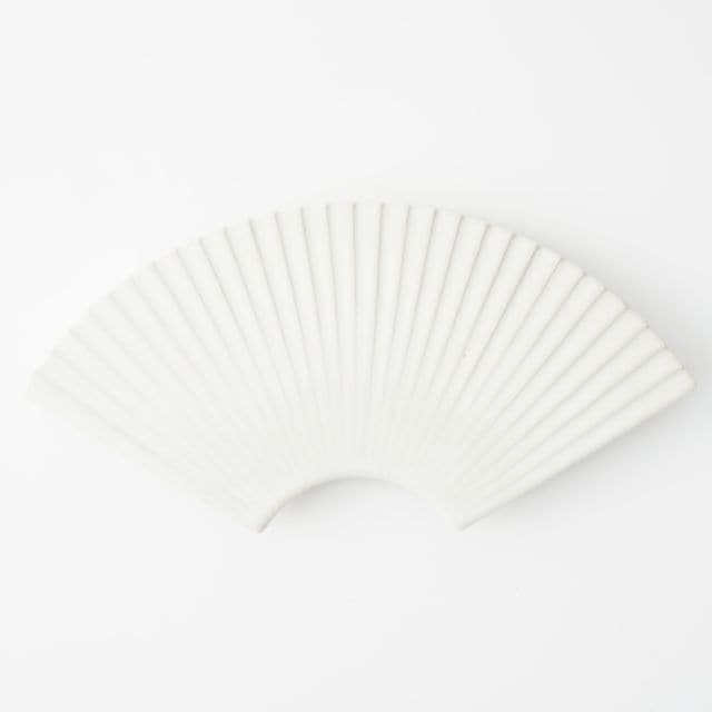 扇皿　ホワイト