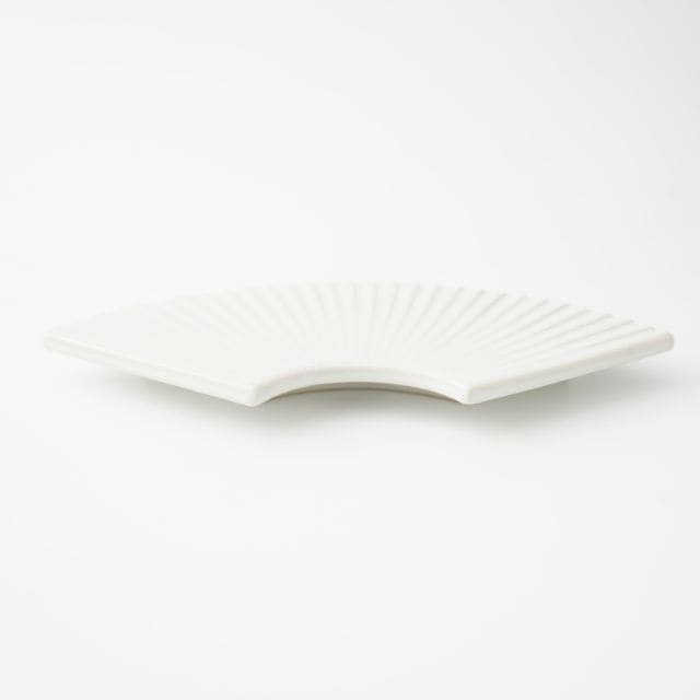 扇皿　ホワイト