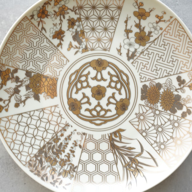金襴 古伊万里 小皿/取皿（化粧箱入）FOURGRACEオリジナル