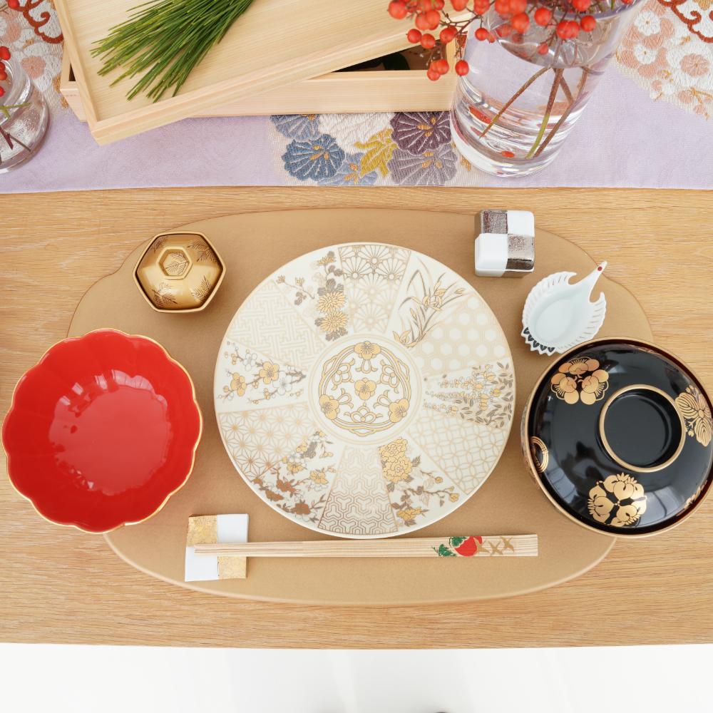 金襴 古伊万里 小皿/取皿（化粧箱入）FOURGRACEオリジナル ｜ 四季折々