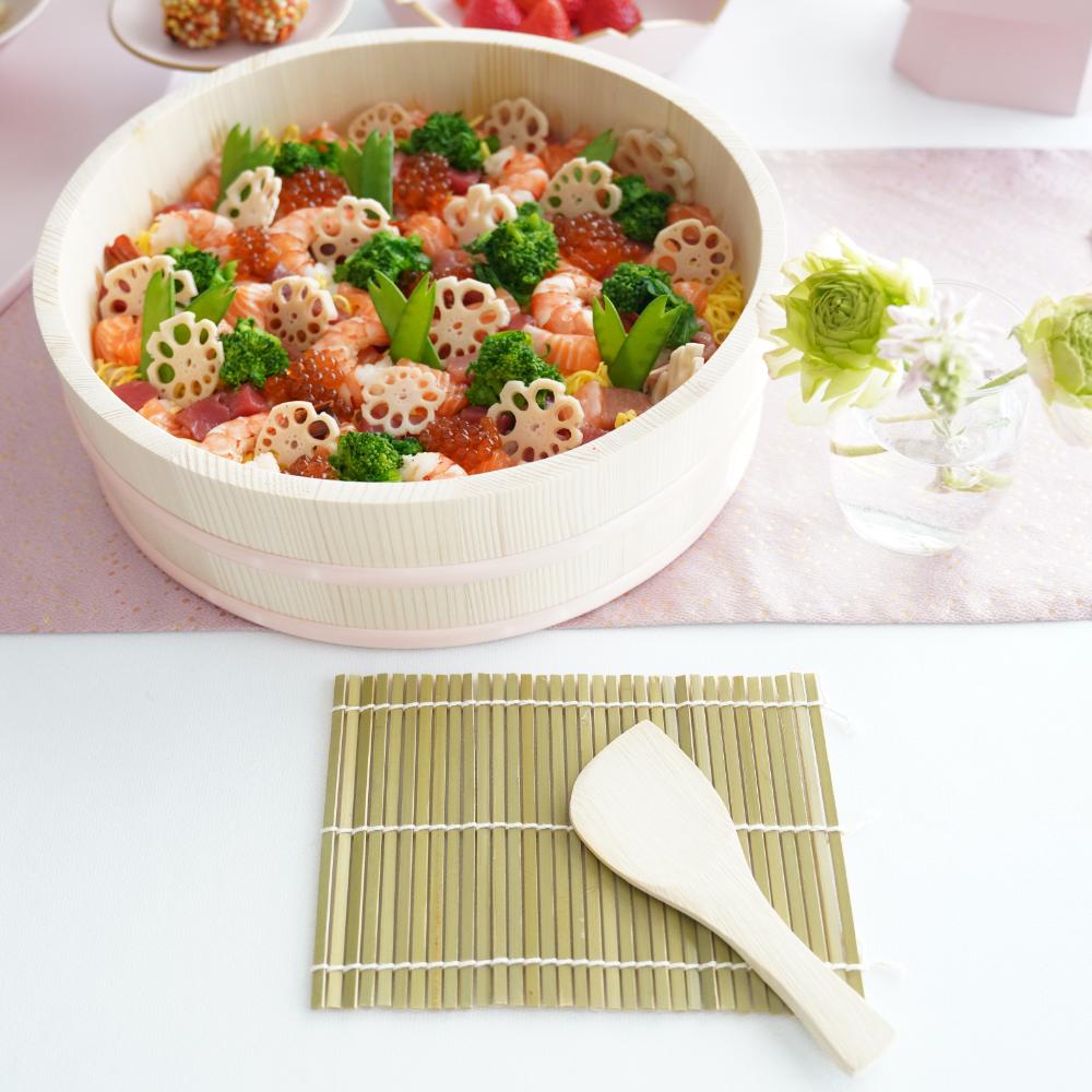 寿司桶30cmピンク｜ 四季折々のおしゃれな和食器通販サイト FOURGRACE