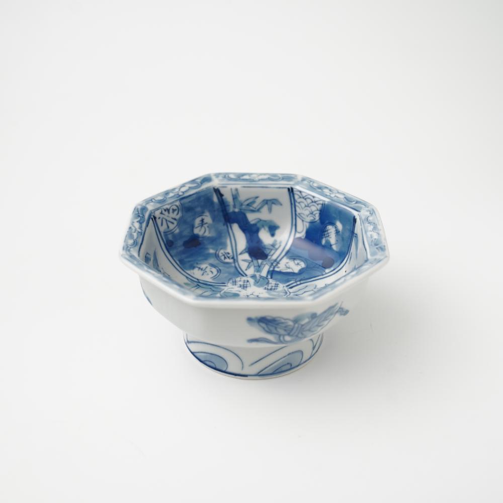 八角高台祥瑞刺身鉢 ｜ 四季折々のおしゃれな和食器通販サイト