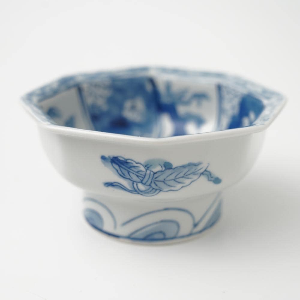 八角高台祥瑞刺身鉢 ｜ 四季折々のおしゃれな和食器通販サイト