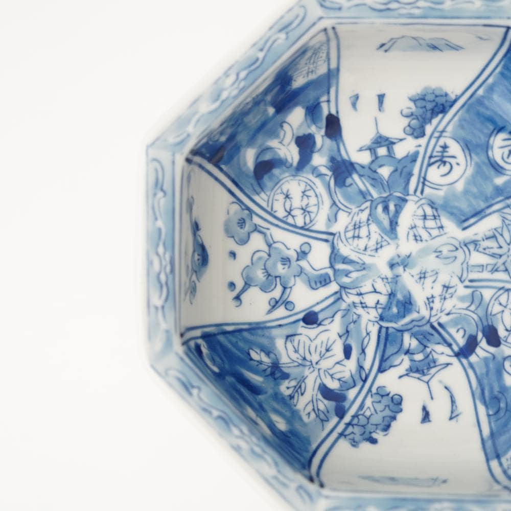 八角高台祥瑞刺身鉢 ｜ 四季折々のおしゃれな和食器通販サイト