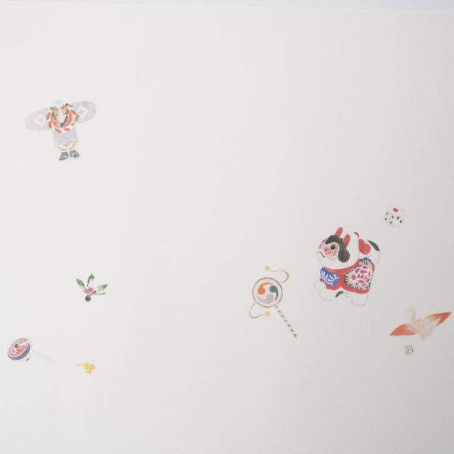 【11月中お届け】お正月あそび　ランチョンマット