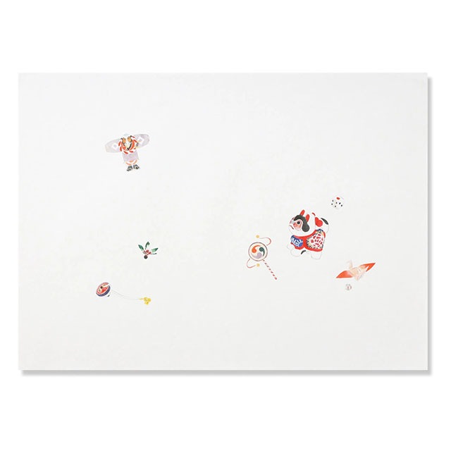 【11月中お届け】お正月あそび　ランチョンマット