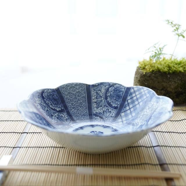 藍hana 23.5cm大鉢/美濃焼 ｜ 四季折々のおしゃれな和食器通販