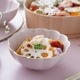【陶器市】ピンク（渕金）蓮型小鉢/鍋取り鉢　FOURGRACEオリジナル 1枚目のサムネイル