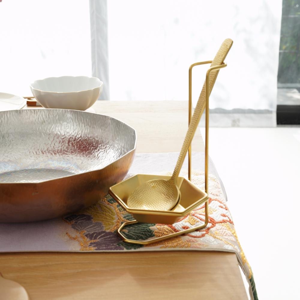 六角 お玉立て ゴールド ｜ 四季折々のおしゃれな和食器通販サイト