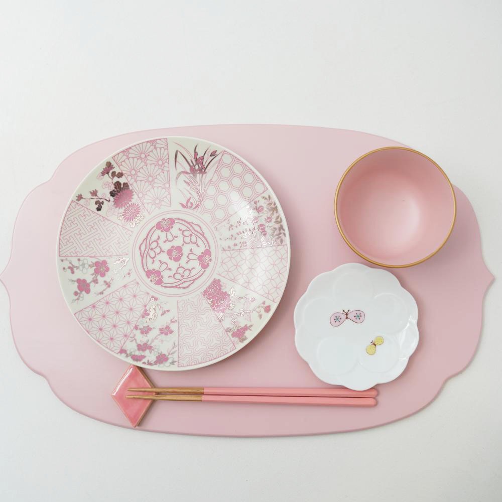 京焼 菱餅お箸置き 2点セット