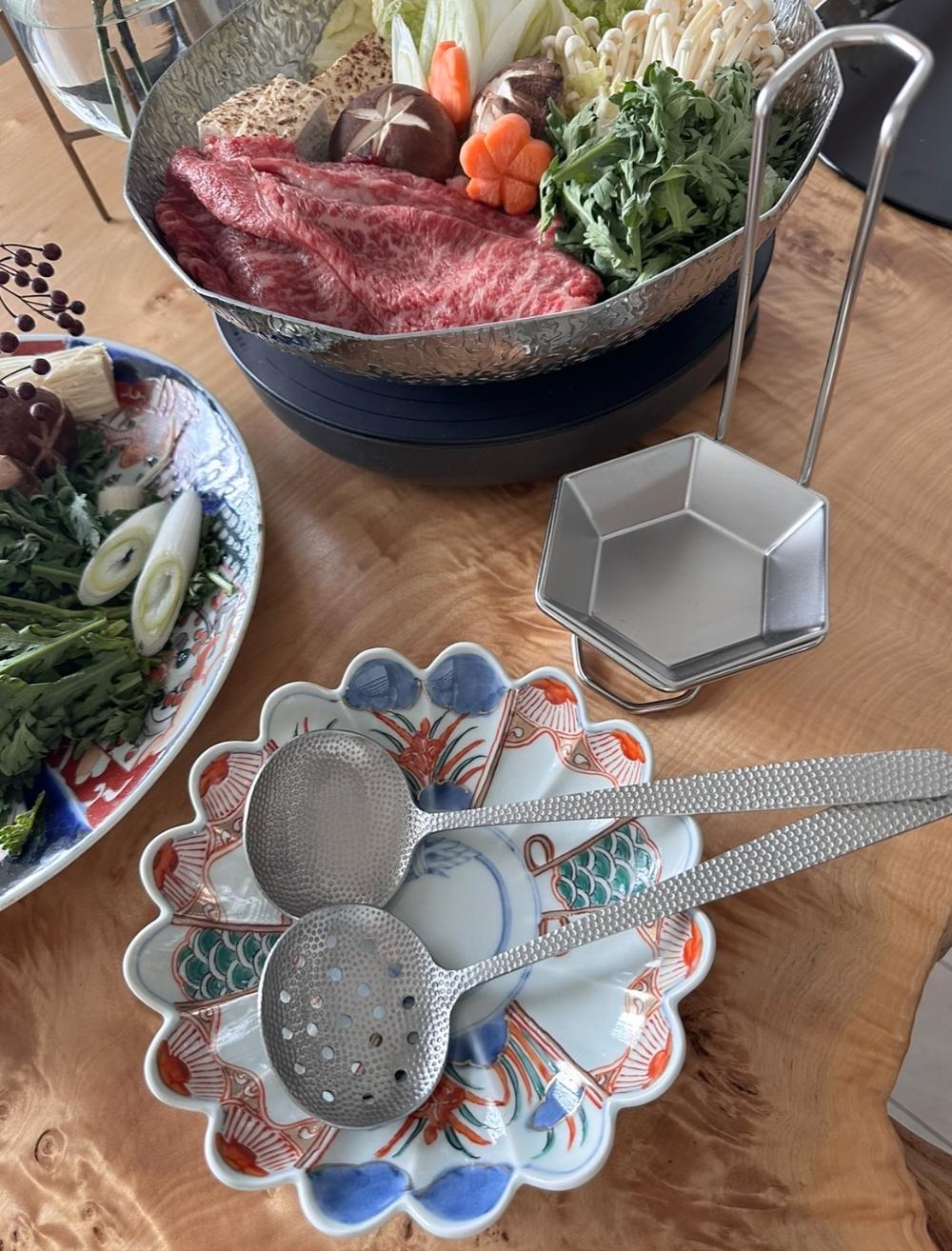 六角　お玉立て　シルバー