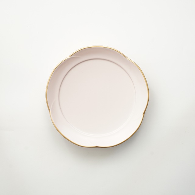 花椿皿 撫子縁金　FOURGRACEオリジナル