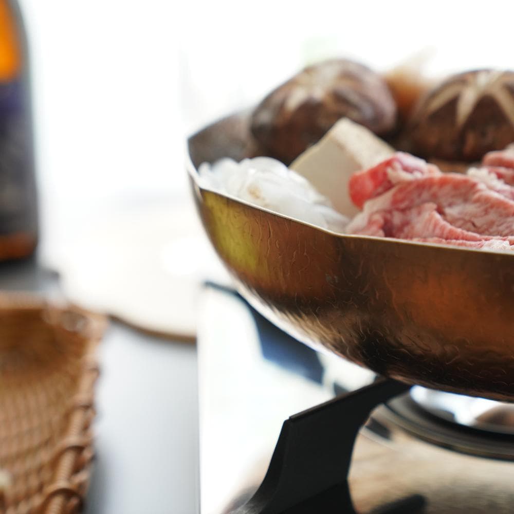 【期間限定割引/11月お届け】ステンレス製お鍋(大) 雪 φ29cm 外銅 お鍋