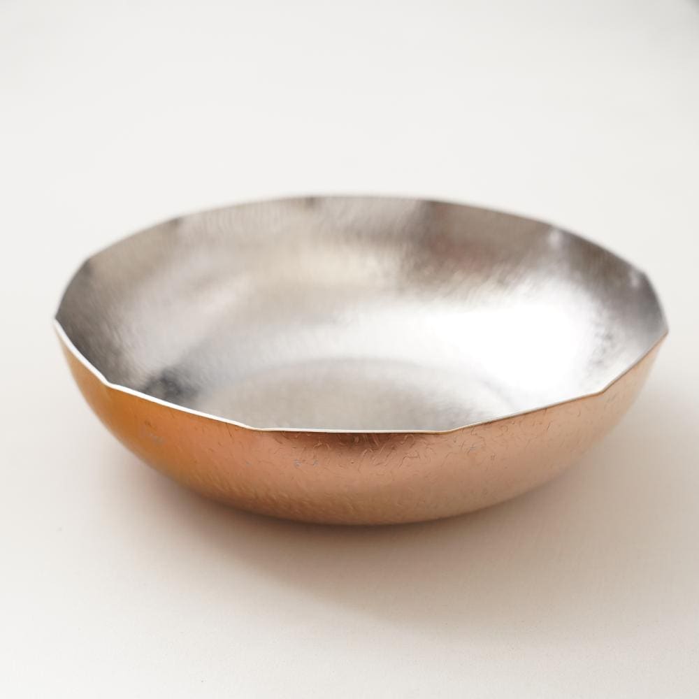 【期間限定割引/11月お届け】ステンレス製お鍋(大) 雪 φ29cm 外銅 お鍋