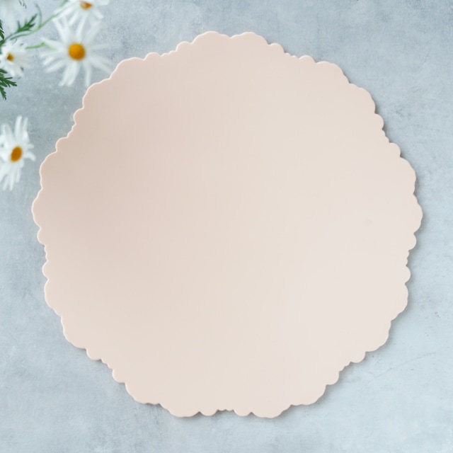 シリコンレリーフ　ランチョンマット　ベージュ