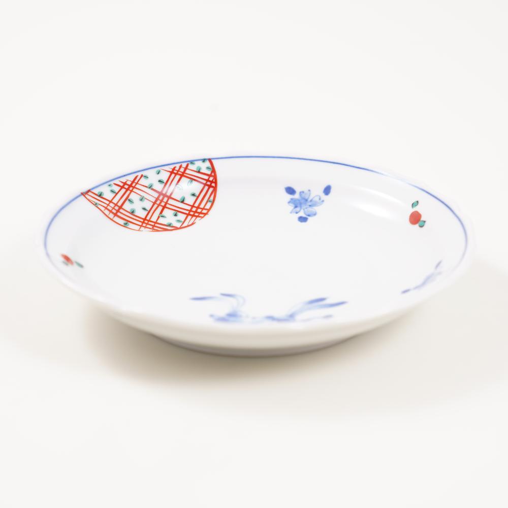 波佐見焼 花うさぎ 和皿｜ 四季折々のおしゃれな和食器通販サイト