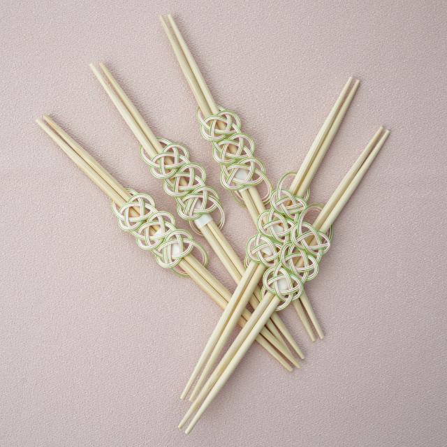 菱餅色　あわじ三連 祝箸（5膳セット）FOURGRACEオリジナル