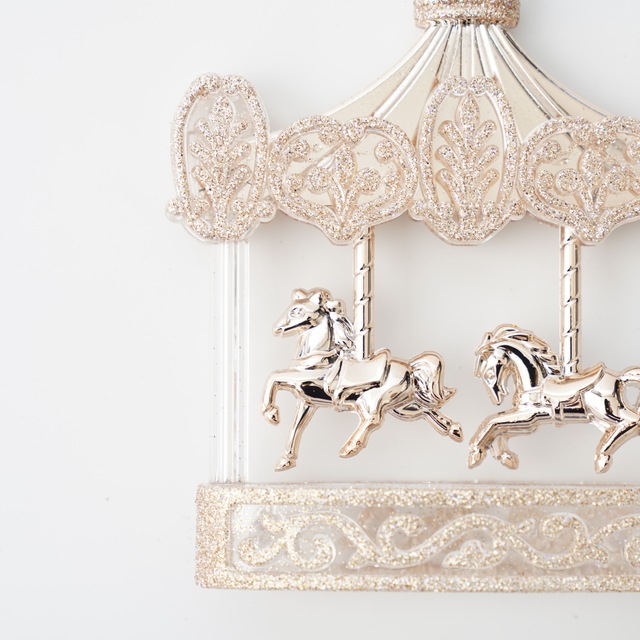 アクリルカルーセル　オーナメント