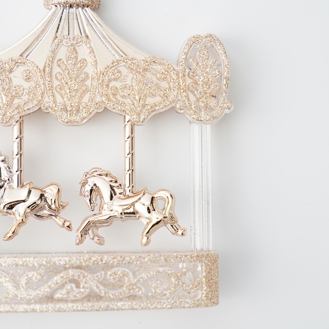 アクリルカルーセル　オーナメント