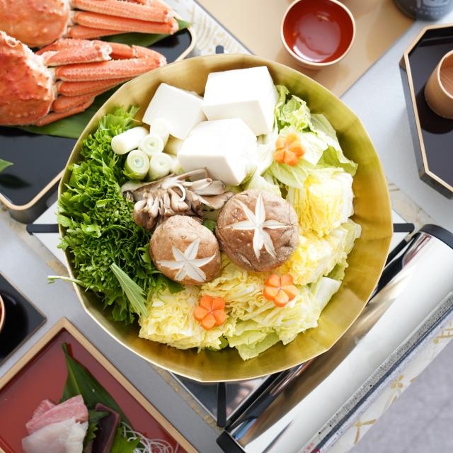 燕三条　真鍮　八角槌目末広型鍋　