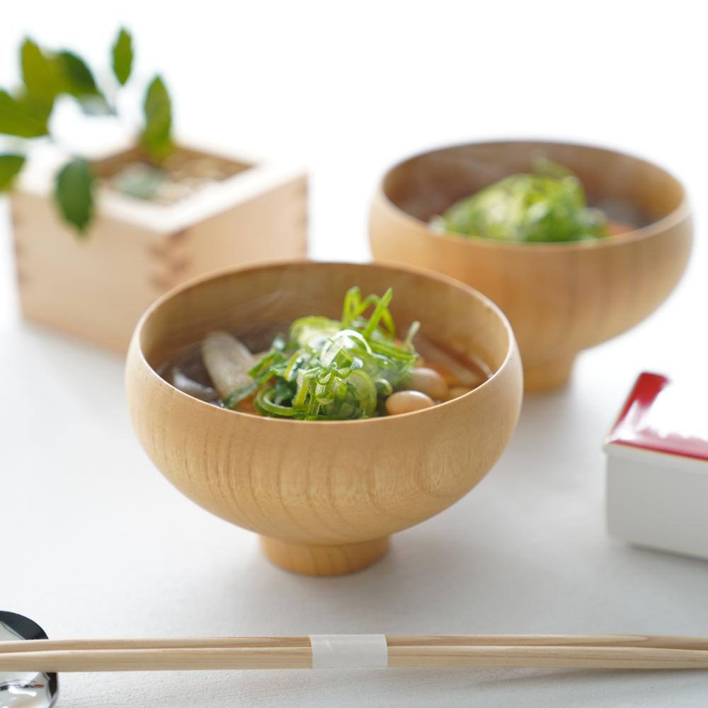 棗　沓型　汁椀