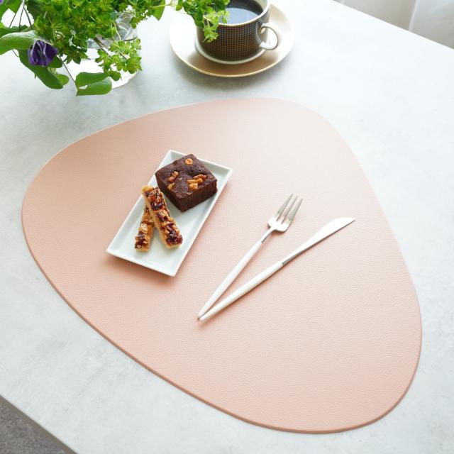 トライアングル　ランチョンマット　ピンク