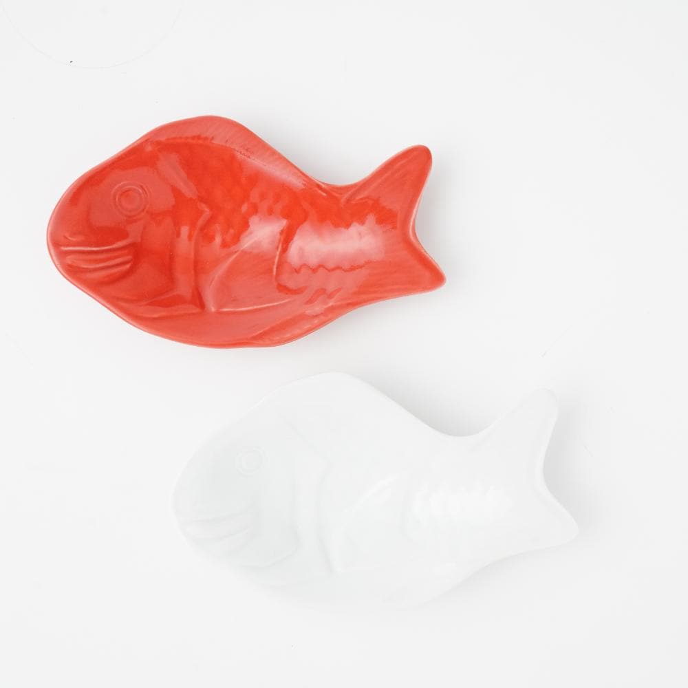 ニッポン 鯛 おてもと皿 赤 ｜ 四季折々のおしゃれな和食器通販サイト