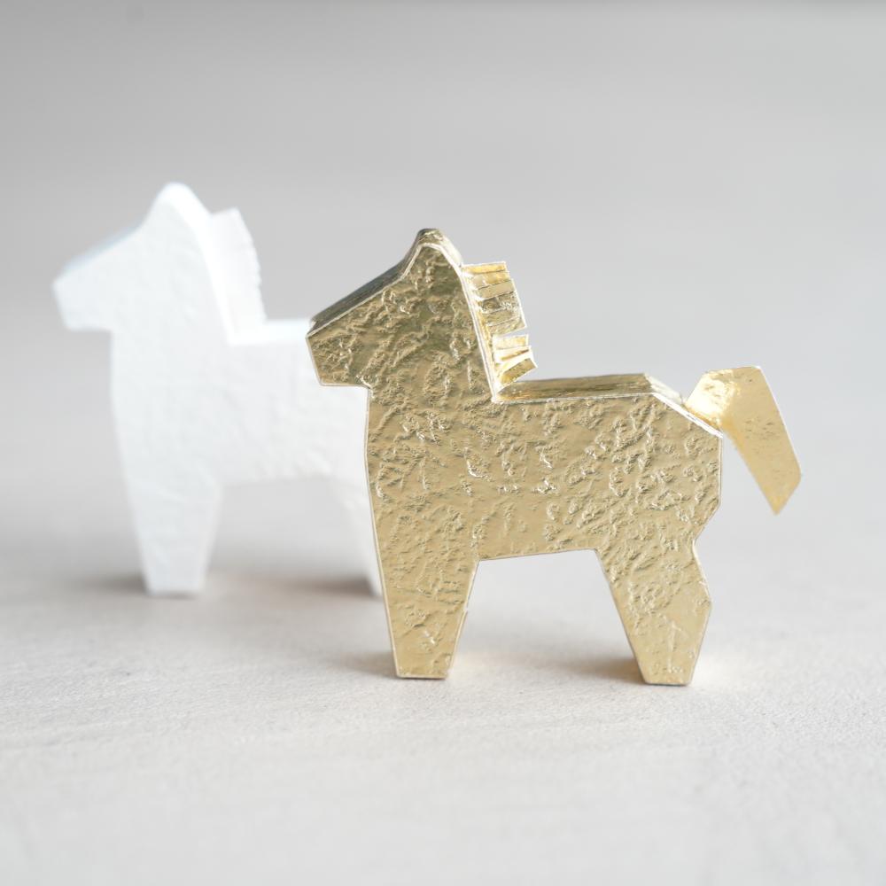 金と銀の馬の家の装飾品、家の置物 楽天市場】馬