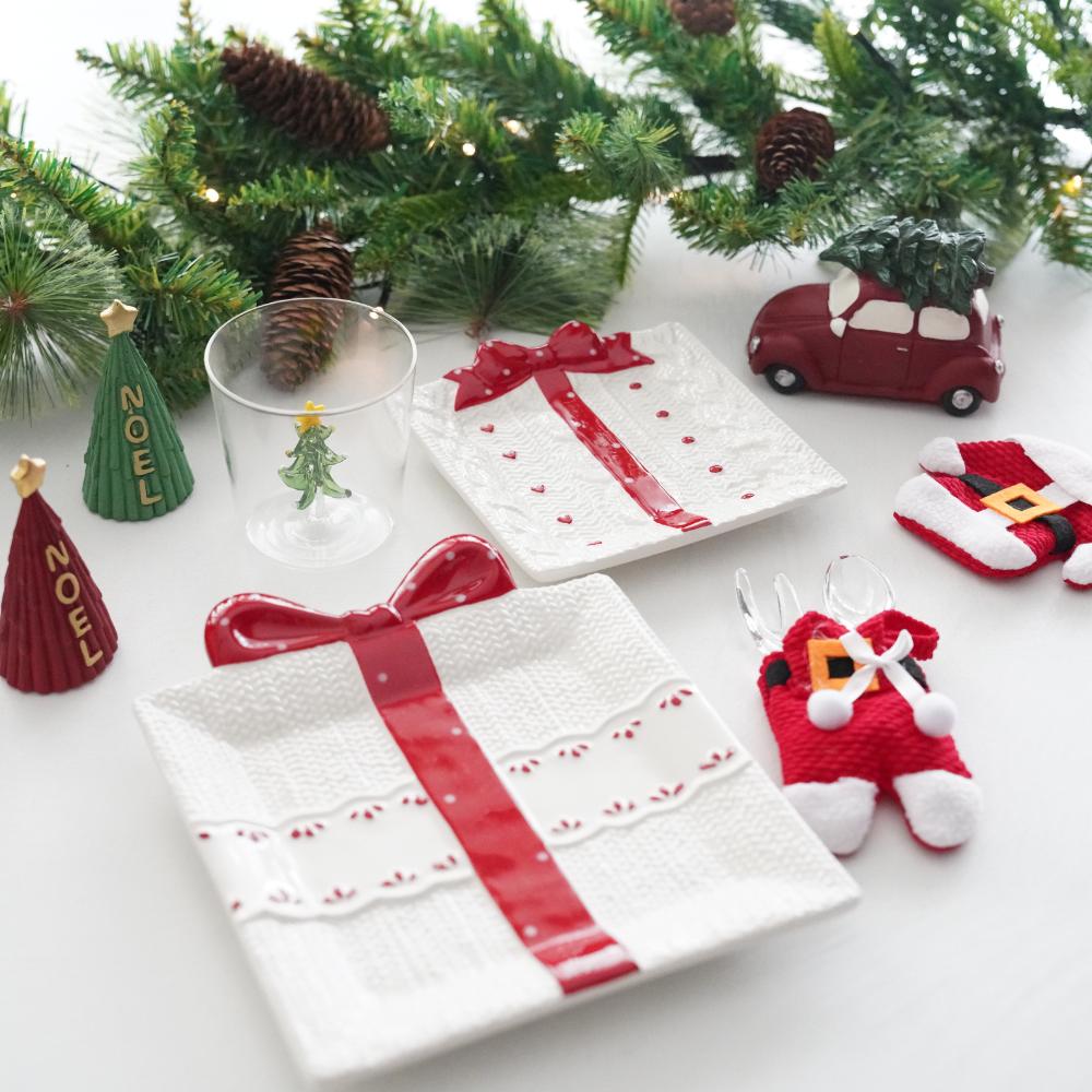 レッドリボン プレゼントプレート　M