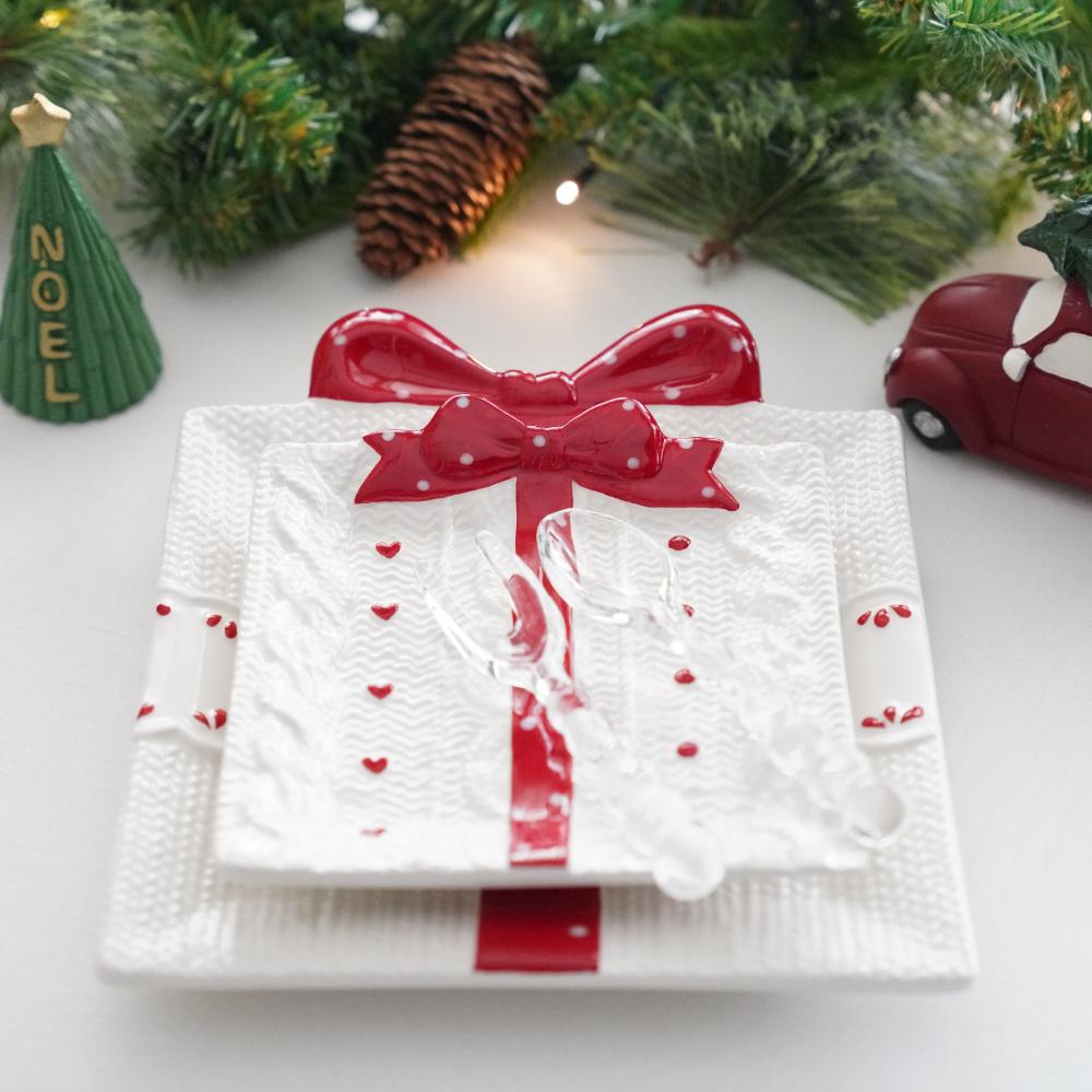 レッドリボン プレゼントプレート　M