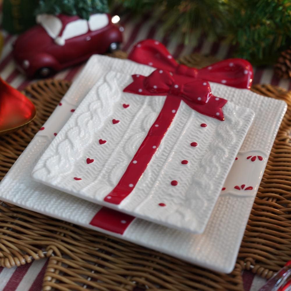 レッドリボン プレゼントプレート　M