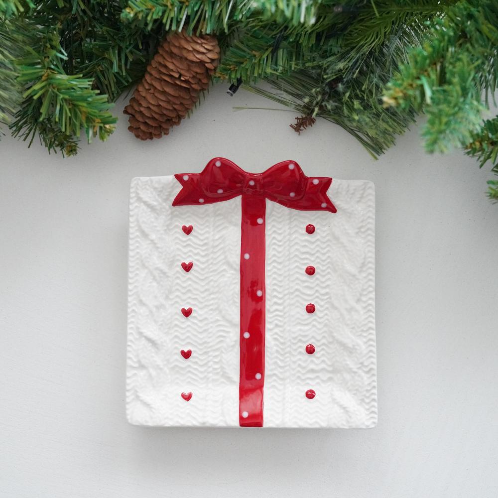 レッドリボン プレゼントプレート　M