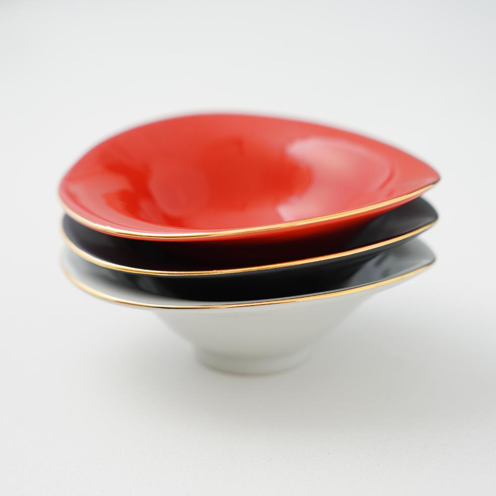 白マット（渕金）なぶり取鉢