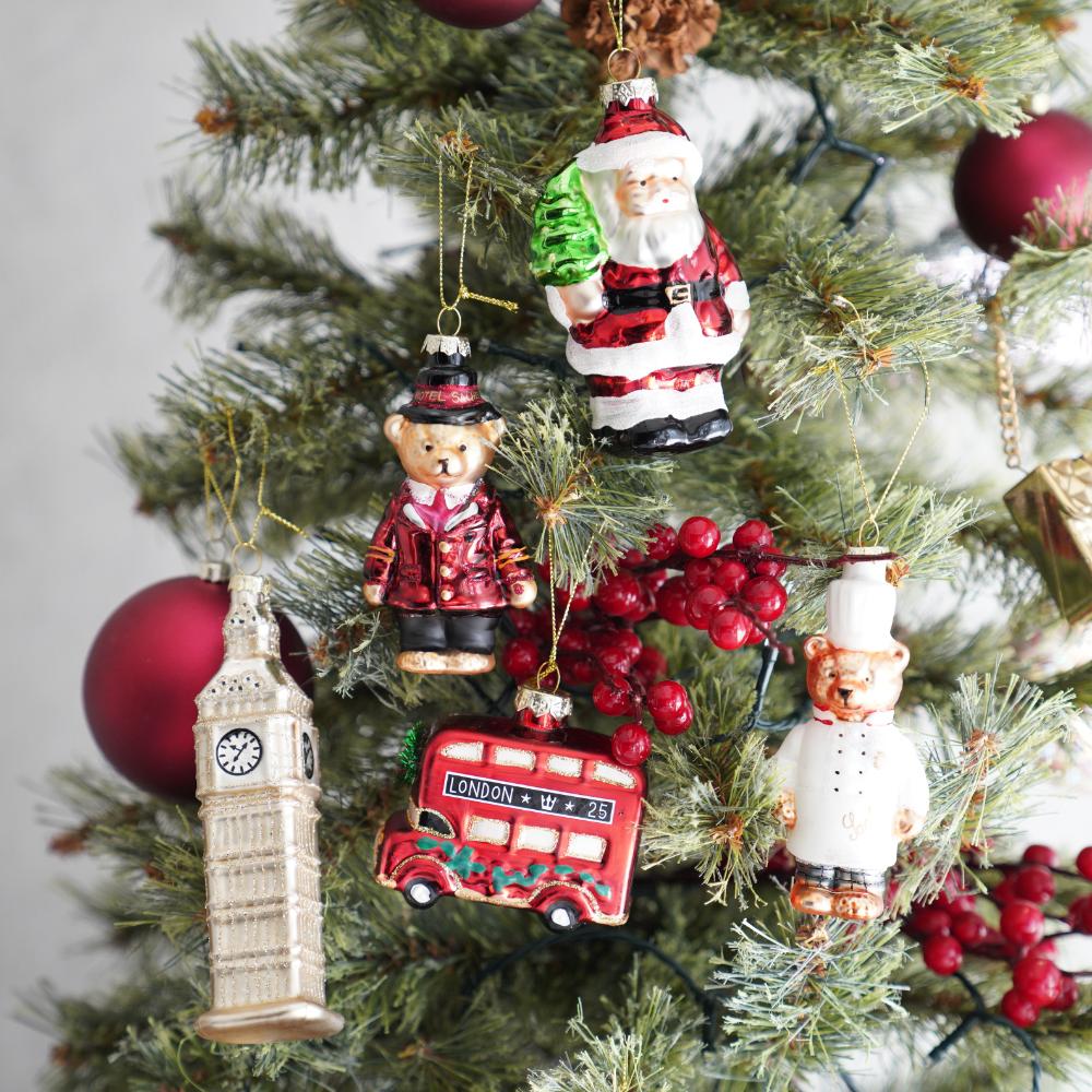 5点セット】ロンドンモチーフ クリスマス オーナメント｜ 四季折々の