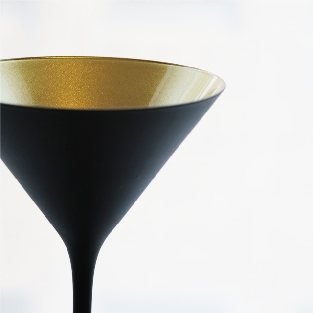 ドイツ製　カクテル　マットブラック×ゴールド　