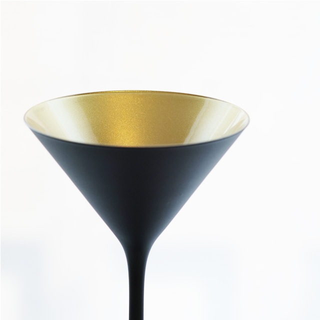 ドイツ製　カクテル　マットブラック×ゴールド　