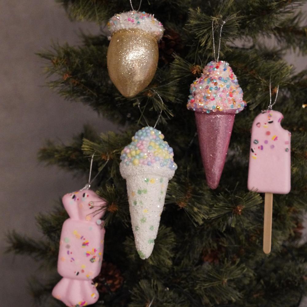 【アウトレット】【5点セット】ピンクポッピン スイーツオーナメント