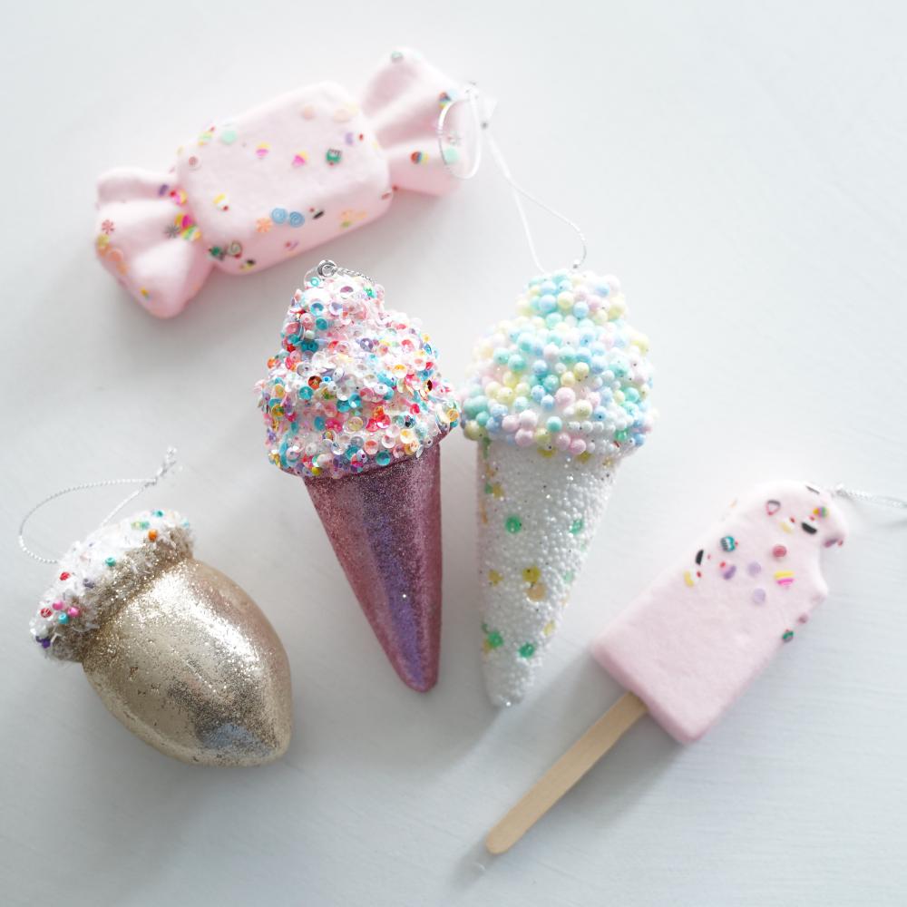 【アウトレット】【5点セット】ピンクポッピン スイーツオーナメント