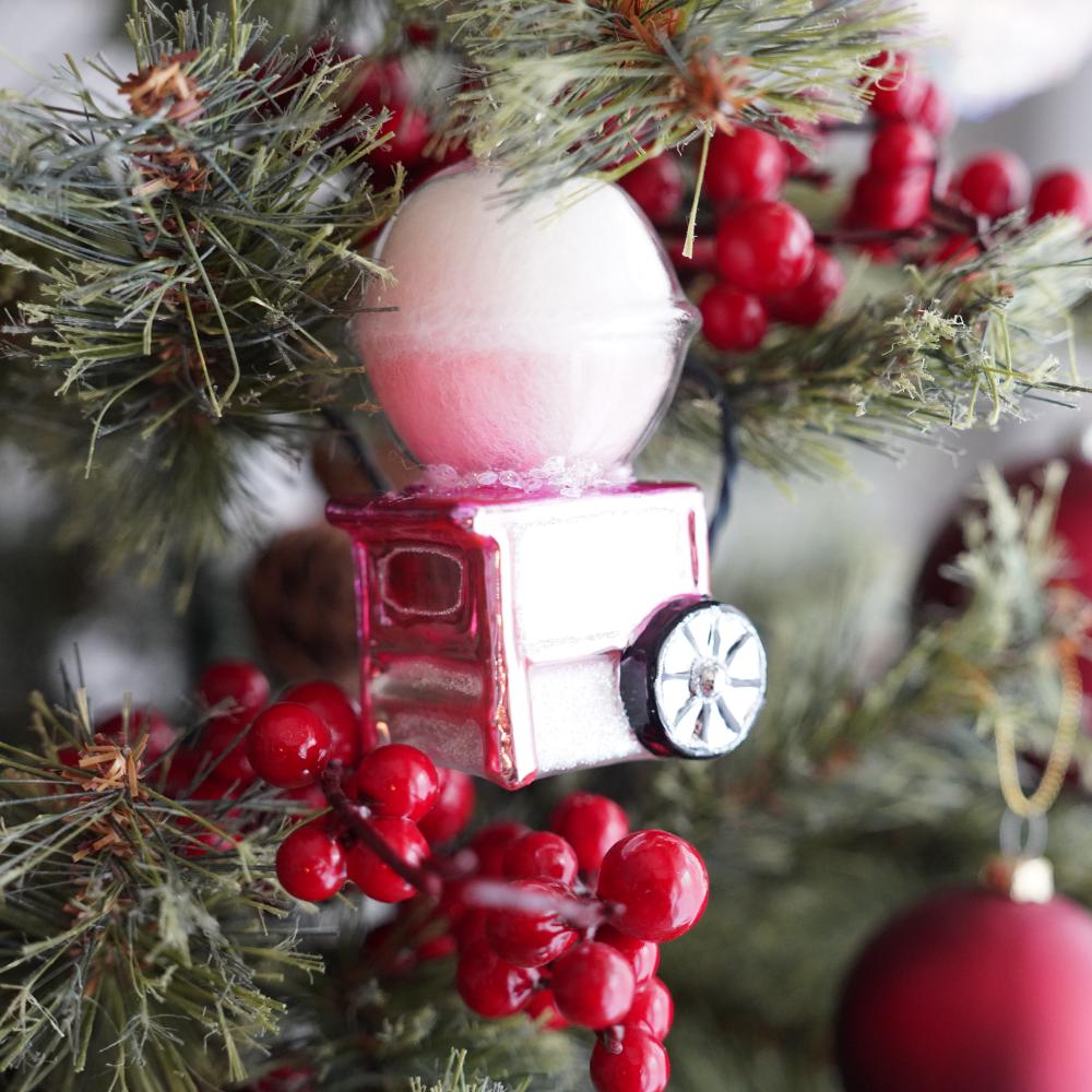 【アウトレット】コットンキャンディーショップ ガラスオーナメント（単品）