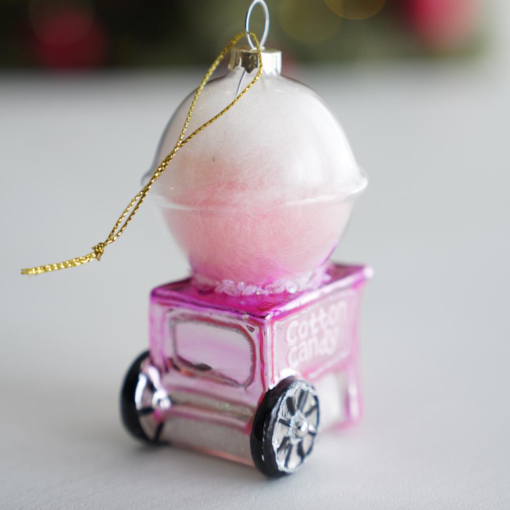 【アウトレット】コットンキャンディーショップ ガラスオーナメント（単品）