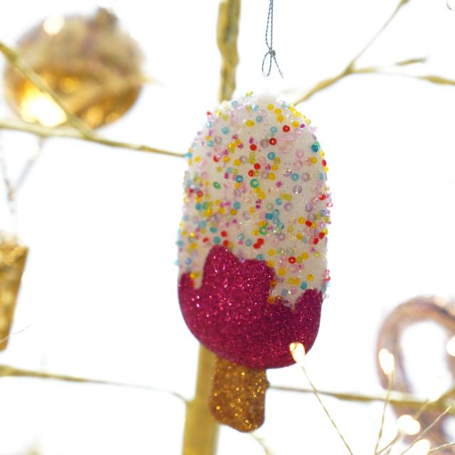 クリスマスオーナメント　ピンク　6種類セット