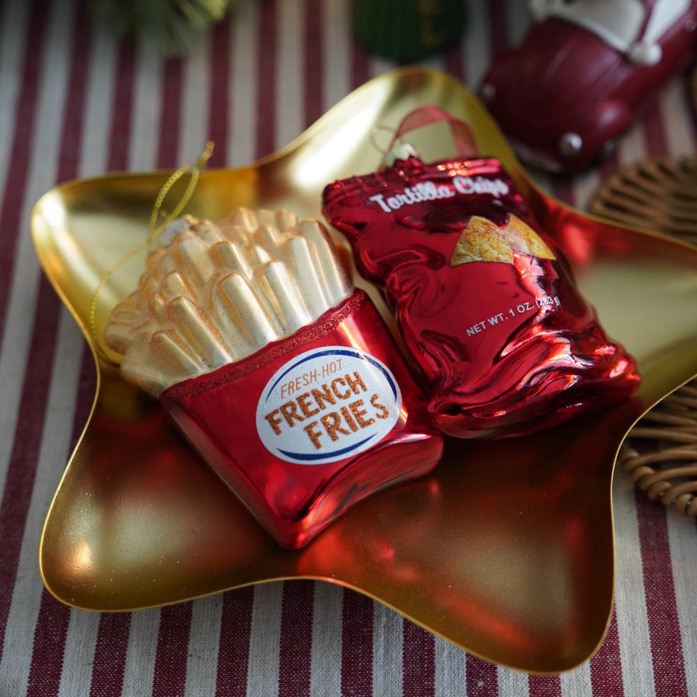 【アウトレット】チップス ガラスオーナメント（単品）