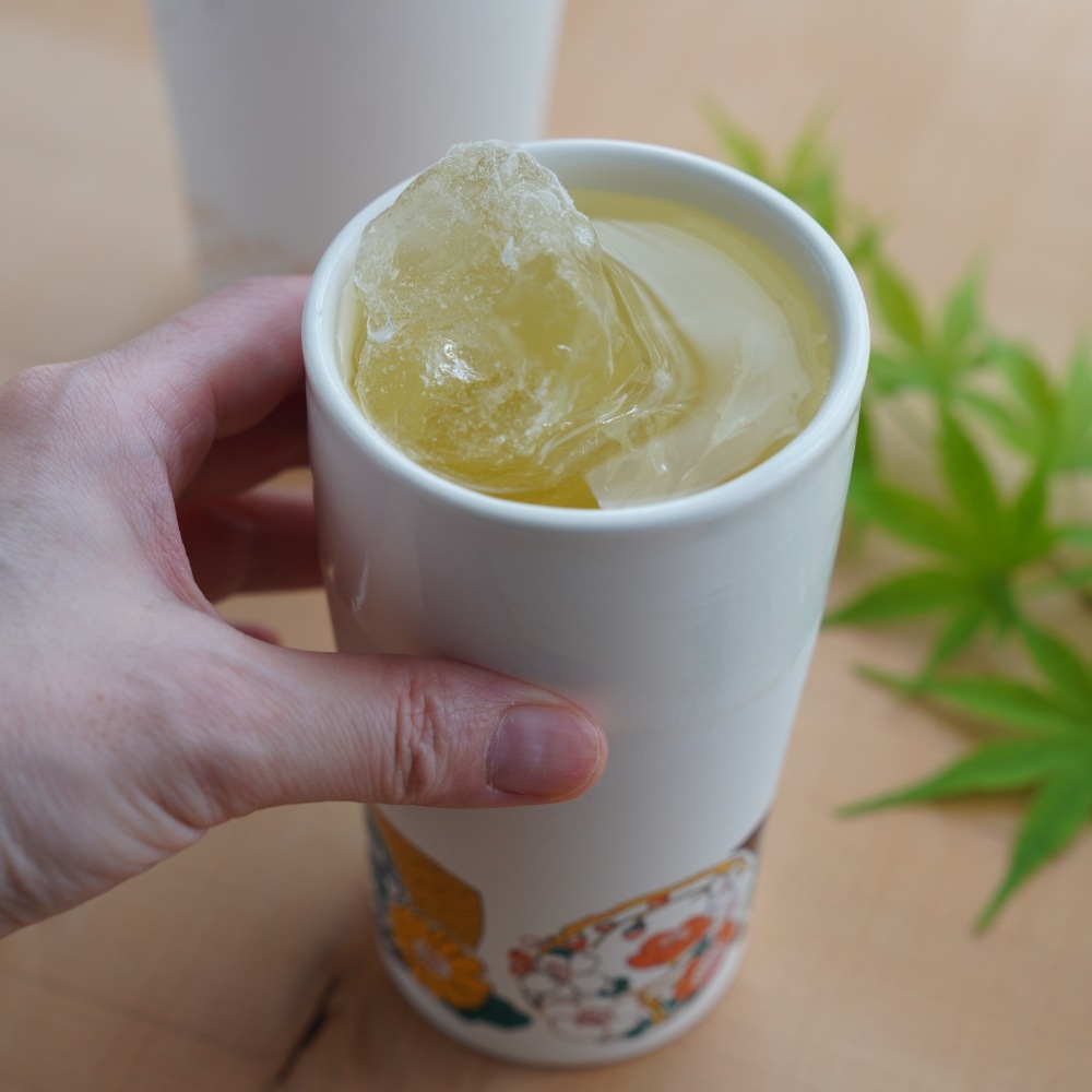 Qpor凍るビアカップ 九谷 麗和石畳