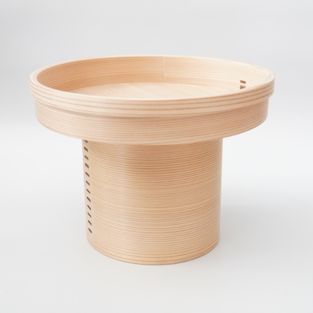 高級 丸三宝 素木(しらき) 九寸 曲げわっぱ 茶道具 お正月飾り 紙共箱付き 高級 丸三宝 素木(しらき) 九寸 曲げわっぱ 茶道具 お正月飾り 紙共箱付き